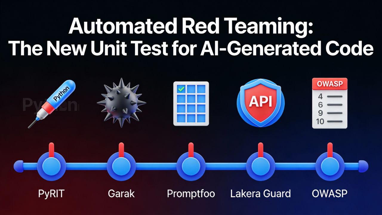 Automated red teaming tools testing AI-generated code in CI/CD