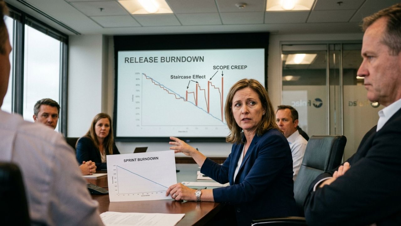 Why Sprint Burndown vs Release Burndown Charts Kill ROI