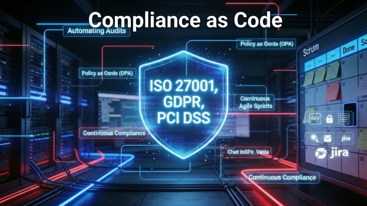 Compliance as Code and Automated Governance Diagram showing CI/CD integration