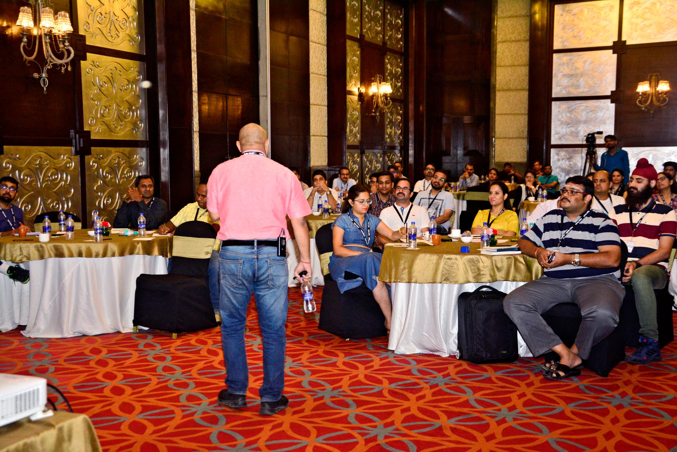 Gaurav Rastogi discussing Agile Transformation