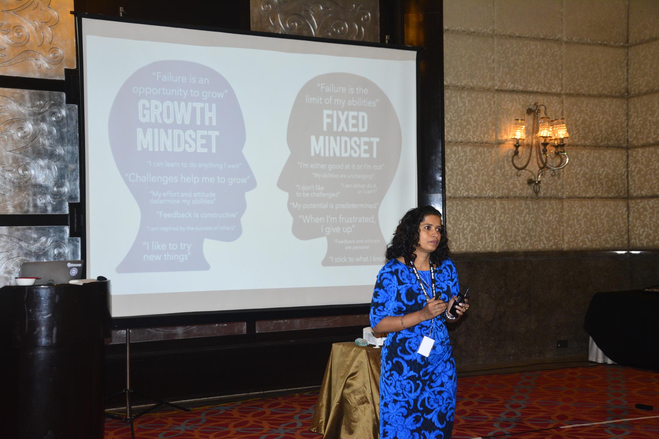 Minu Sachdeva discussing Agile Transformation