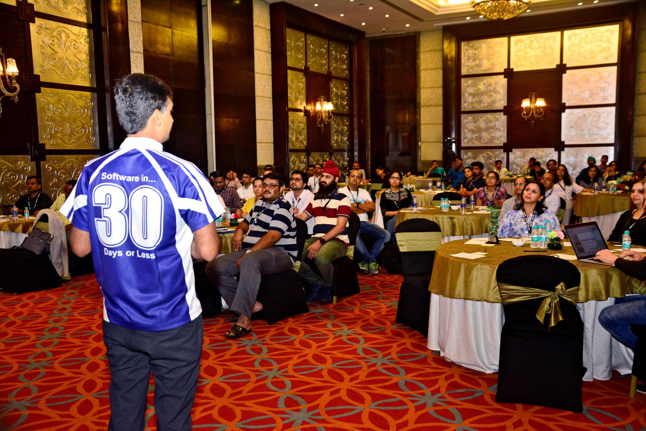 Nagesh Sharma on stage