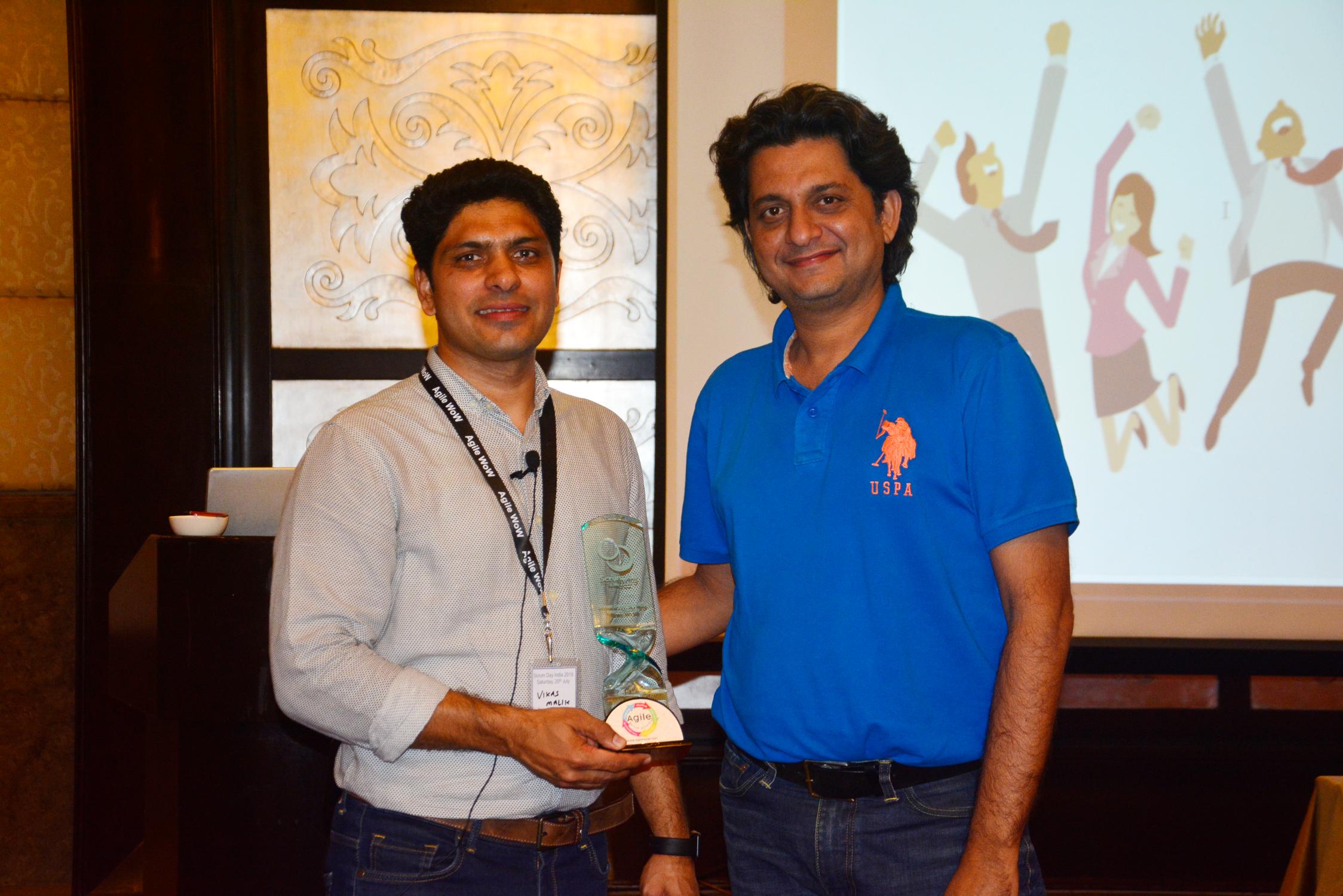 Vikas Malik answering audience questions