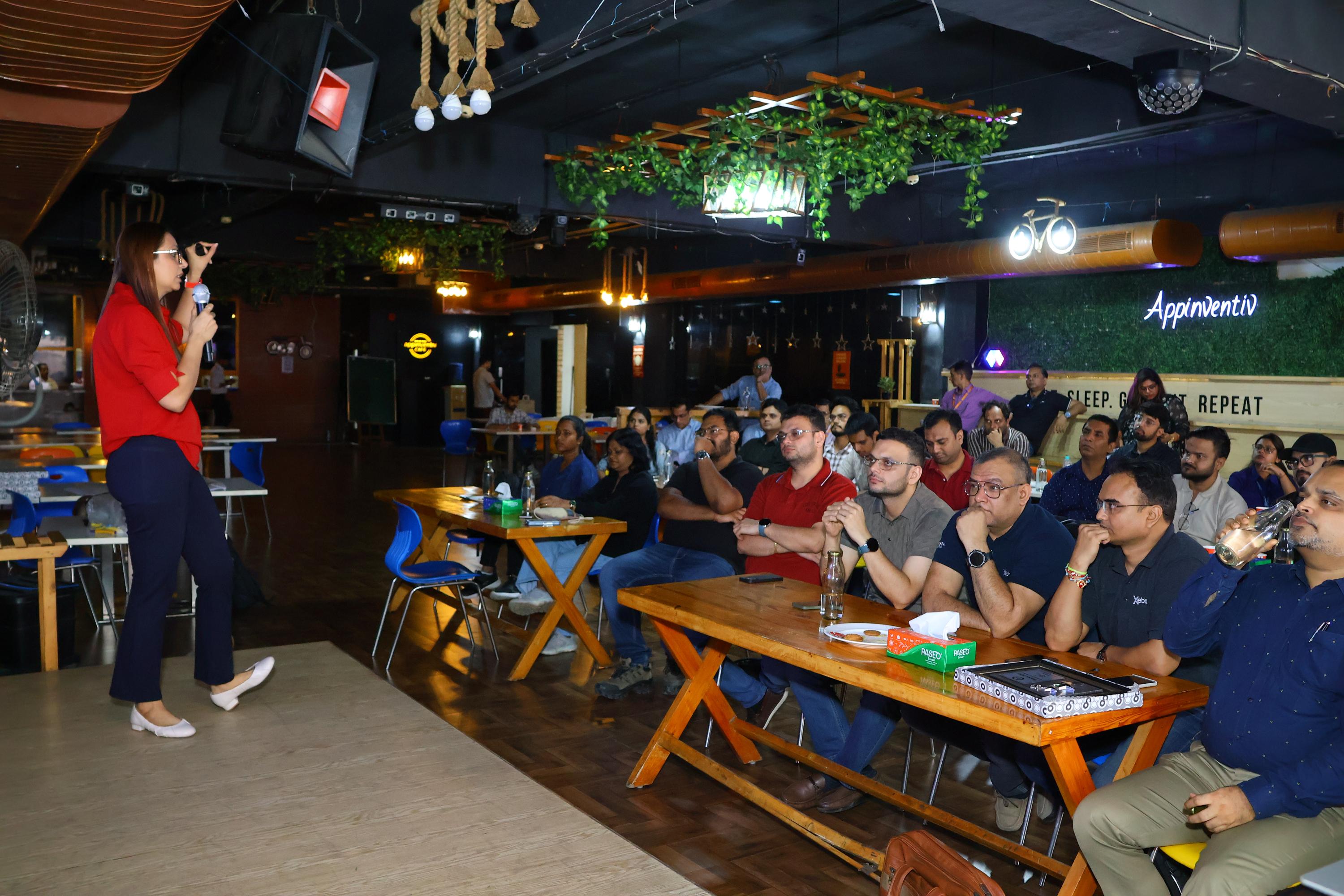 Shalu Mehta answering questions on AI Governance
